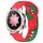 Per Honor Watch Dream 22mm cinturino in silicone bicolore (rosso + verde)
