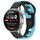 Per Huawei Watch 3 Pro Nuovo cinturino in silicone bicolore da 22 mm (nero + blu) Per Huawei Watch 3 Pro Nuovo cinturino in silicone bicolore da 22 mm (nero + blu)