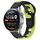 Per Huawei Watch 3 Pro Nuovo cinturino in silicone bicolore da 22 mm (nero + verde) Per Huawei Watch 3 Pro Nuovo cinturino in silicone bicolore da 22 mm (nero + verde)