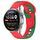 Per Huawei Watch 3 Pro Nuovo cinturino in silicone bicolore da 22 mm (rosso + verde) Per Huawei Watch 3 Pro Nuovo cinturino in silicone bicolore da 22 mm (rosso + verde)