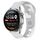Per Huawei Watch 3 Pro Nuovo cinturino in silicone bicolore da 22 mm (grigio + bianco) Per Huawei Watch 3 Pro Nuovo cinturino in silicone bicolore da 22 mm (grigio + bianco)