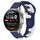 Per Huawei Watch 3 Pro Nuovo cinturino in silicone bicolore da 22 mm (blu + bianco) Per Huawei Watch 3 Pro Nuovo cinturino in silicone bicolore da 22 mm (blu + bianco)