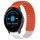 Per cinturino in silicone traspirante con punti 3D Garmin Vivoactive3 Music fori da 20 mm (arancione + bianco) Per cinturino in silicone traspirante con punti 3D Garmin Vivoactive3 Music fori da 20 mm (arancione + bianco)