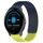 Per Garmin Vivoactive3 Music cinturino in silicone traspirante con punti 3D con fori da 20 mm (blu notte + verde lime) Per Garmin Vivoactive3 Music cinturino in silicone traspirante con punti 3D con fori da 20 mm (blu notte + verde lime)