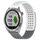 Per cinturino in silicone traspirante con punti 3D Garmin Approach S40 da 20 mm (bianco + grigio) Per cinturino in silicone traspirante con punti 3D Garmin Approach S40 da 20 mm (bianco + grigio)