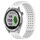 Per Garmin Approach S40 cinturino in silicone traspirante con punti 3D con fori da 20 mm (bianco) Per Garmin Approach S40 cinturino in silicone traspirante con punti 3D con fori da 20 mm (bianco)