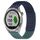 Per Garmin Approach S40 cinturino in silicone traspirante con punti 3D con fori da 20 mm (blu notte + verde oliva) Per Garmin Approach S40 cinturino in silicone traspirante con punti 3D con fori da 20 mm (blu notte + verde oliva)