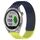Per Garmin Approach S40 cinturino in silicone traspirante con punti 3D con fori da 20 mm (blu notte + verde lime) Per Garmin Approach S40 cinturino in silicone traspirante con punti 3D con fori da 20 mm (blu notte + verde lime)