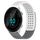 Per cinturino in silicone traspirante con punti 3D Garmin Forerunner 55 fori da 20 mm (bianco + grigio) Per cinturino in silicone traspirante con punti 3D Garmin Forerunner 55 fori da 20 mm (bianco + grigio)