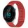 Per cinturino in silicone traspirante con punti 3D per Garmin Forerunner 55, fori da 20 mm (rosso) Per cinturino in silicone traspirante con punti 3D per Garmin Forerunner 55, fori da 20 mm (rosso)