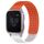 Per cinturino in silicone traspirante con punti 3D Garmin Venu SQ da 20 mm (arancione + bianco) Per cinturino in silicone traspirante con punti 3D Garmin Venu SQ da 20 mm (arancione + bianco)