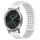 Per cinturino in silicone traspirante con punti 3D Garmin VivoMove Luxe da 20 mm (bianco) Per cinturino in silicone traspirante con punti 3D Garmin VivoMove Luxe da 20 mm (bianco)