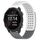 Per cinturino in silicone traspirante con punti 3D Garmin Forerunner 245 fori da 20 mm (bianco + grigio) Per cinturino in silicone traspirante con punti 3D Garmin Forerunner 245 fori da 20 mm (bianco + grigio)