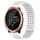 Per cinturino in silicone traspirante con punti 3D per Garmin Forerunner 645 Music, fori da 20 mm (bianco) Per cinturino in silicone traspirante con punti 3D per Garmin Forerunner 645 Music, fori da 20 mm (bianco)