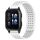 Per cinturino in silicone traspirante con punti 3D Garmin Forerunner Sq2 con fori da 20 mm (bianco) Per cinturino in silicone traspirante con punti 3D Garmin Forerunner Sq2 con fori da 20 mm (bianco)