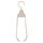 Appendiabiti pieghevole da viaggio in plastica per vestiti portatili, stendibiancheria senza traccia di spalle larghe (albicocca)