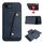 Custodia per iPhone 16e con doppia fibbia e slot per carte, in PU + TPU (blu) Custodia per iPhone 16e con doppia fibbia e slot per carte, in PU + TPU (blu)