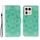 Custodia in pelle con motivo a rilievo Sun Mandala per Motorola Edge 50 Ultra (verde) Custodia in pelle con motivo a rilievo Sun Mandala per Motorola Edge 50 Ultra (verde)