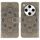 Custodia in pelle per telefono OPPO Find X8 Pro con motivo in rilievo Sun Mandala (grigio) Custodia in pelle per telefono OPPO Find X8 Pro con motivo in rilievo Sun Mandala (grigio)