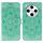 Custodia in pelle per telefono OPPO Find X8 Pro con motivo in rilievo Sun Mandala (verde) Custodia in pelle per telefono OPPO Find X8 Pro con motivo in rilievo Sun Mandala (verde)
