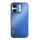 Custodia antiurto in lega di alluminio spazzolato ibrida per iPhone 16 Plus (blu)