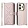 Custodia in pelle multifunzionale con 6 slot per schede per Redmi Note 14 4G da 164,84 mm con cinturino da polso (rosa) Custodia in pelle multifunzionale con 6 slot per schede per Redmi Note 14 4G da 164,84 mm con cinturino da polso (rosa)