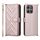 Custodia in pelle multifunzione con 6 slot per schede per Motorola Moto G15 4G / G15 Power 4G con cinturino da polso (rosa) Custodia in pelle multifunzione con 6 slot per schede per Motorola Moto G15 4G / G15 Power 4G con cinturino da polso (rosa)