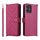 Custodia in pelle multifunzione con 6 slot per schede per Motorola Moto G54 5G / G54 Power 5G con cinturino da polso (rosso rosa) Custodia in pelle multifunzione con 6 slot per schede per Motorola Moto G54 5G / G54 Power 5G con cinturino da polso (rosso rosa)