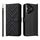 Custodia in pelle multifunzionale con 6 slot per schede per Ulefone Note 19 e cinturino da polso (nera) Custodia in pelle multifunzionale con 6 slot per schede per Ulefone Note 19 e cinturino da polso (nera)