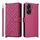 Custodia in pelle multifunzione con 6 slot per schede per Oukitel C58 / C58 Pro con cinturino da polso (rosso rosa) Custodia in pelle multifunzione con 6 slot per schede per Oukitel C58 / C58 Pro con cinturino da polso (rosso rosa)