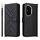 Custodia in pelle multifunzione con 6 slot per schede per Honor 300 Pro 5G / 300 Ultra 5G con cinturino da polso (nera) Custodia in pelle multifunzione con 6 slot per schede per Honor 300 Pro 5G / 300 Ultra 5G con cinturino da polso (nera)