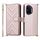 Custodia in pelle multifunzione per Honor 400 con 6 slot per schede e cinturino da polso (rosa) Custodia in pelle multifunzione per Honor 400 con 6 slot per schede e cinturino da polso (rosa)
