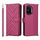 Custodia in pelle multifunzione per Honor 400 con 6 slot per schede e cinturino da polso (rosso rosa) Custodia in pelle multifunzione per Honor 400 con 6 slot per schede e cinturino da polso (rosso rosa)