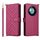 Custodia in pelle per Honor X60 5G / X9c, multifunzione, intelligente, con 6 slot per schede e cinturino da polso (rosso rosa) Custodia in pelle per Honor X60 5G / X9c, multifunzione, intelligente, con 6 slot per schede e cinturino da polso (rosso rosa)