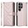 Custodia in pelle multifunzione con 6 slot per schede per Samsung Galaxy S25 Ultra 5G e cinturino da polso (rosa) Custodia in pelle multifunzione con 6 slot per schede per Samsung Galaxy S25 Ultra 5G e cinturino da polso (rosa)