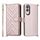 Custodia in pelle multifunzione con 6 slot per schede per Samsung Galaxy S25 Edge 5G e cinturino da polso (rosa) Custodia in pelle multifunzione con 6 slot per schede per Samsung Galaxy S25 Edge 5G e cinturino da polso (rosa)