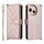 Custodia in pelle multifunzione per Sharp Aquos Sense9 con 6 slot per carte e cinturino da polso (rosa) Custodia in pelle multifunzione per Sharp Aquos Sense9 con 6 slot per carte e cinturino da polso (rosa)