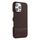 Custodia per iPhone 16 Pro Max in PU ibrida con rivestimento in tessuto con cuciture MagSafe e magnete per PC (marrone scuro) Custodia per iPhone 16 Pro Max in PU ibrida con rivestimento in tessuto con cuciture MagSafe e magnete per PC (marrone scuro)