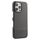 Custodia per iPhone 16 Pro in PU ibrida con rivestimento in tessuto con cuciture MagSafe e magnete per PC (grigio)