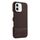 Custodia per iPhone 16 in PU ibrida con rivestimento in tessuto con cuciture MagSafe e magnete per PC (marrone scuro) Custodia per iPhone 16 in PU ibrida con rivestimento in tessuto con cuciture MagSafe e magnete per PC (marrone scuro)