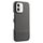 Custodia per iPhone 16 in PU ibrida con rivestimento in tessuto con cuciture MagSafe e magnete (grigio)