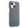 Custodia per iPhone 15 in PU ibrida con rivestimento in tessuto con cuciture MagSafe e magnete (blu ciano) Custodia per iPhone 15 in PU ibrida con rivestimento in tessuto con cuciture MagSafe e magnete (blu ciano)