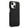 Custodia per iPhone 15 in PU ibrida con rivestimento in tessuto con cuciture MagSafe e magnete per PC (nero) Custodia per iPhone 15 in PU ibrida con rivestimento in tessuto con cuciture MagSafe e magnete per PC (nero)