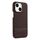 Custodia per iPhone 14 Plus / 15 Plus in PU ibrida con cerniera magnetica e tessuto con cuciture MagSafe (marrone scuro) Custodia per iPhone 14 Plus / 15 Plus in PU ibrida con cerniera magnetica e tessuto con cuciture MagSafe (marrone scuro)