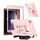 Custodia per tablet ibrida in silicone per PC con supporto a forma di bullone per iPad 10.2 2021/2020/2019 (oro rosa) Custodia per tablet ibrida in silicone per PC con supporto a forma di bullone per iPad 10.2 2021/2020/2019 (oro rosa)