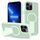 Custodia per iPhone 13 Pro con supporto invisibile e MagSafe (verde)