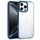 Custodia trasparente antiurto Phantom Frosted Airbag per iPhone 16 Pro (blu)
