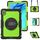 Custodia in silicone ibrido per tablet Huawei MatePad SE 11 2024 con tracolla (PC giallo verde) Custodia in silicone ibrido per tablet Huawei MatePad SE 11 2024 con tracolla (PC giallo verde)