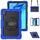 Custodia in silicone ibrida per tablet PC Huawei MatePad SE 11 2024 con tracolla (blu) Custodia in silicone ibrida per tablet PC Huawei MatePad SE 11 2024 con tracolla (blu)