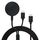 Cavo di ricarica magnetico 2 in 1 per Samsung Watch Series / telefono con porta Type-C 20V 3A 60W, lunghezza: 1,5 m (nero) Cavo di ricarica magnetico 2 in 1 per Samsung Watch Series / telefono con porta Type-C 20V 3A 60W, lunghezza: 1,5 m (nero)